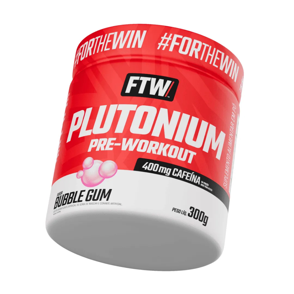 FTW Plutonium Pre-Workout 300g Sabor Bubble Gum em Oferta na Shopee