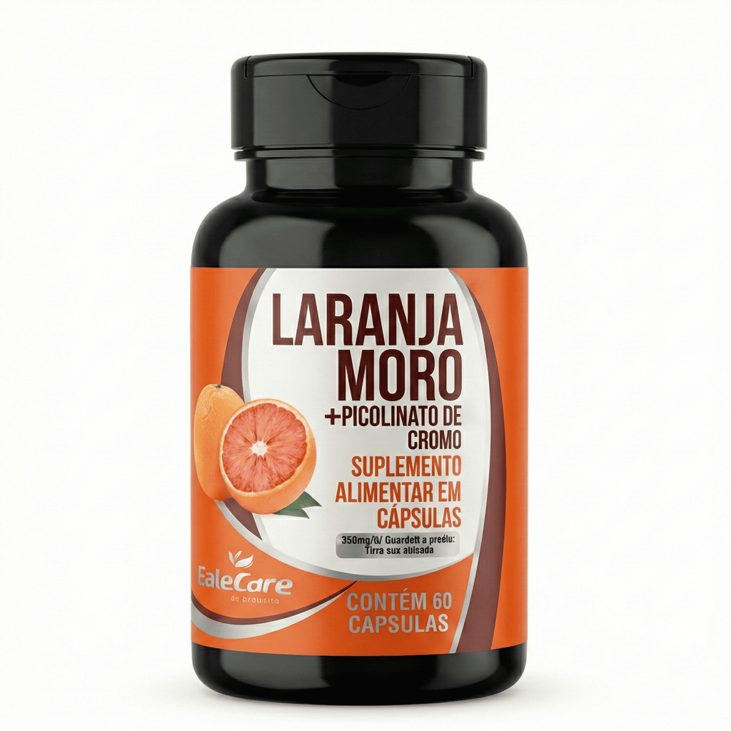Laranja Moro Com Picolinato De Cromo 60 Caps Take Care 500mg Extrato Citrus Sinensis 714% VD em Oferta na Shopee