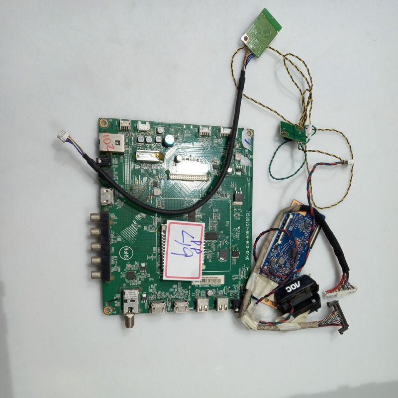 Placa principal 715G8251-M0H-B00-004K placa usada compatível com tv aoc  modelo le50s5970