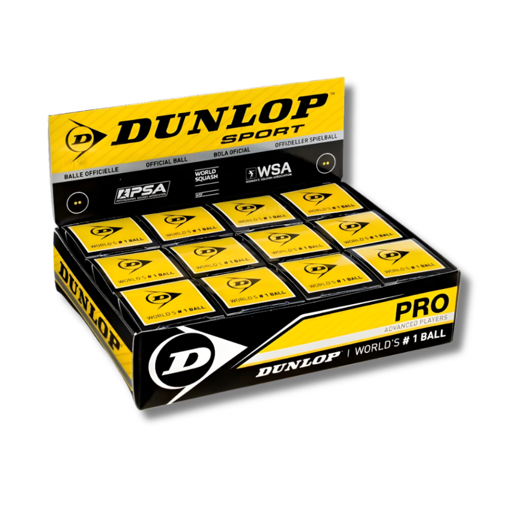 Bola De Squash Dunlop Revelation Pro Com 12 Bolas