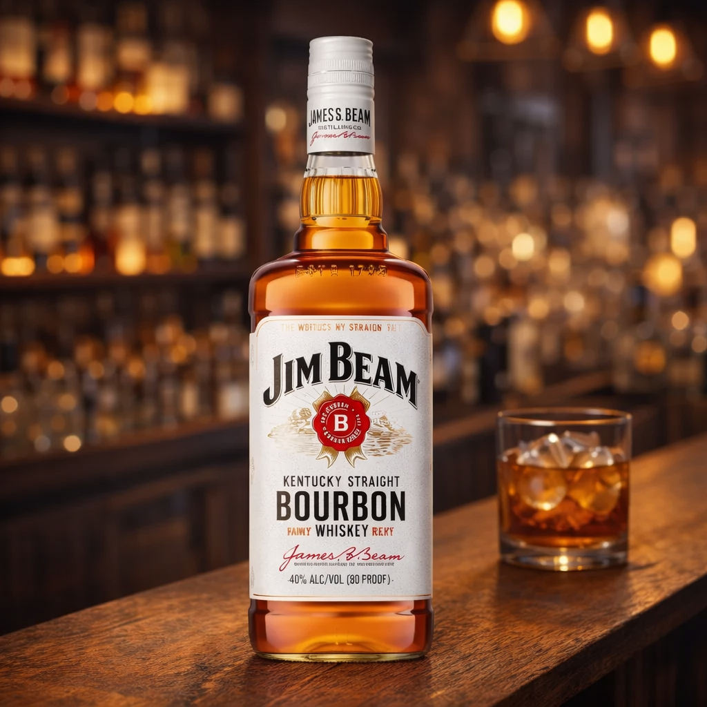 Whisky Jim Beam Bourbon Garrafa 1l