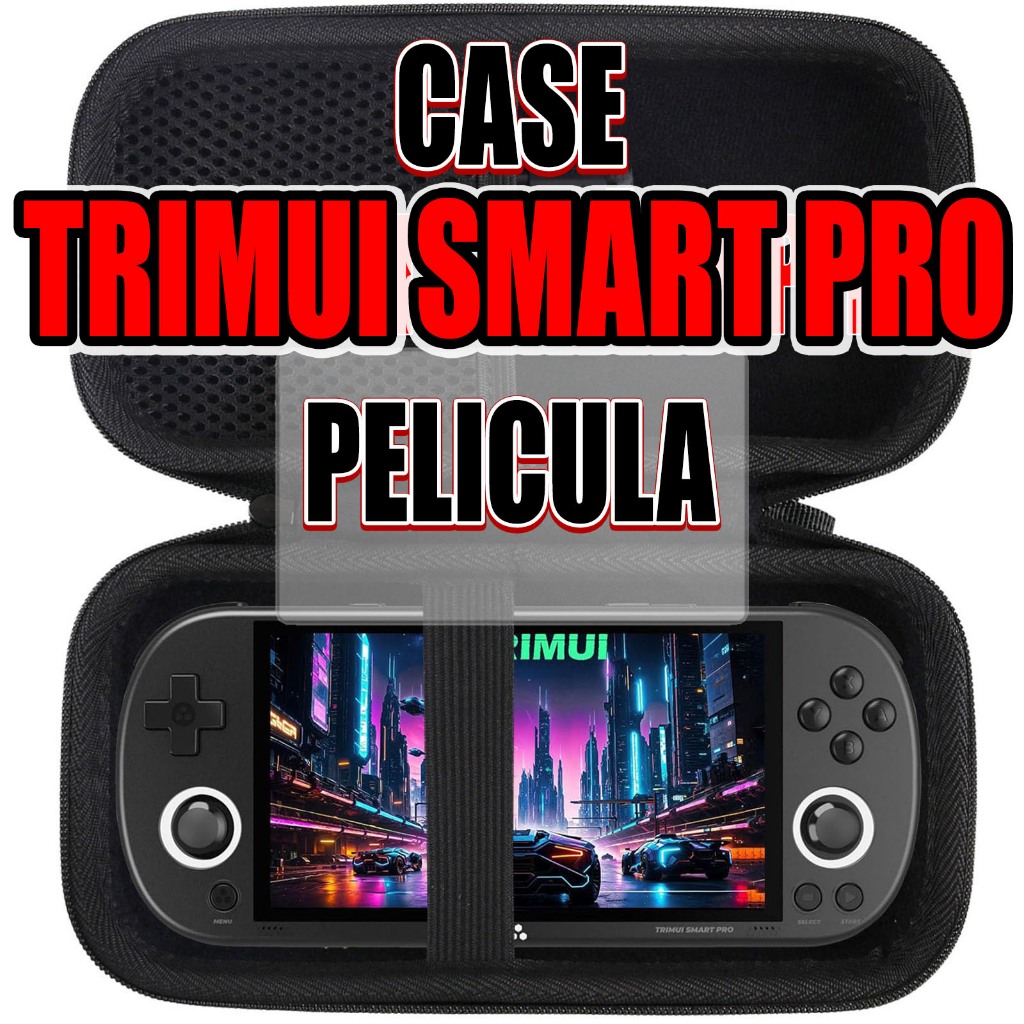 Case TrimUI Smart Pro + Película - capa 20cm em Oferta na Shopee