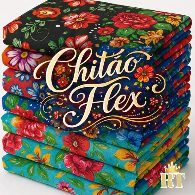 7 Metros de Tecido Chitão Flex  (7m x 1,50m)  Várias Estampas!!! em Oferta na Shopee