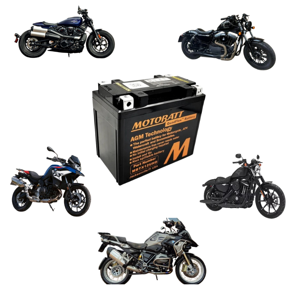 Bateria Moto Motobatt 14ah Mbtx12u Harley Sportster 883 1200 Ytx14l-bs Honda CBR 1100XX