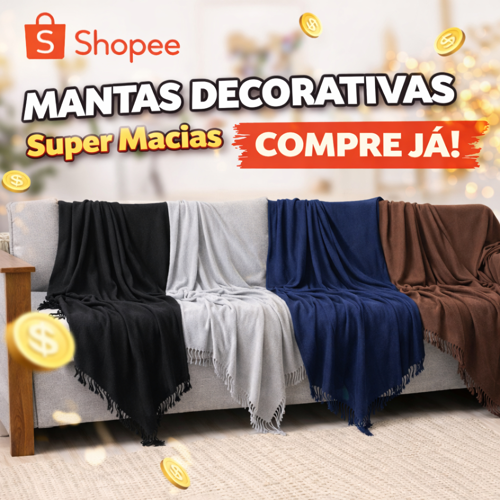 Manta para Sofá Grande 3,00m x 1,80m – Proteção Prática e Toque Decorativo em Algodã