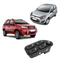 Botão Vidro Elétrico Quadruplo Ford Fiesta Ecosport