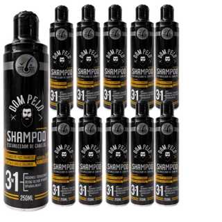 Kit 10 Shampoos Escurecedores Dom Pelo 250ml - Reduz Fios Brancos - Pronta Entrega, Envio Imediato em Oferta na Shopee