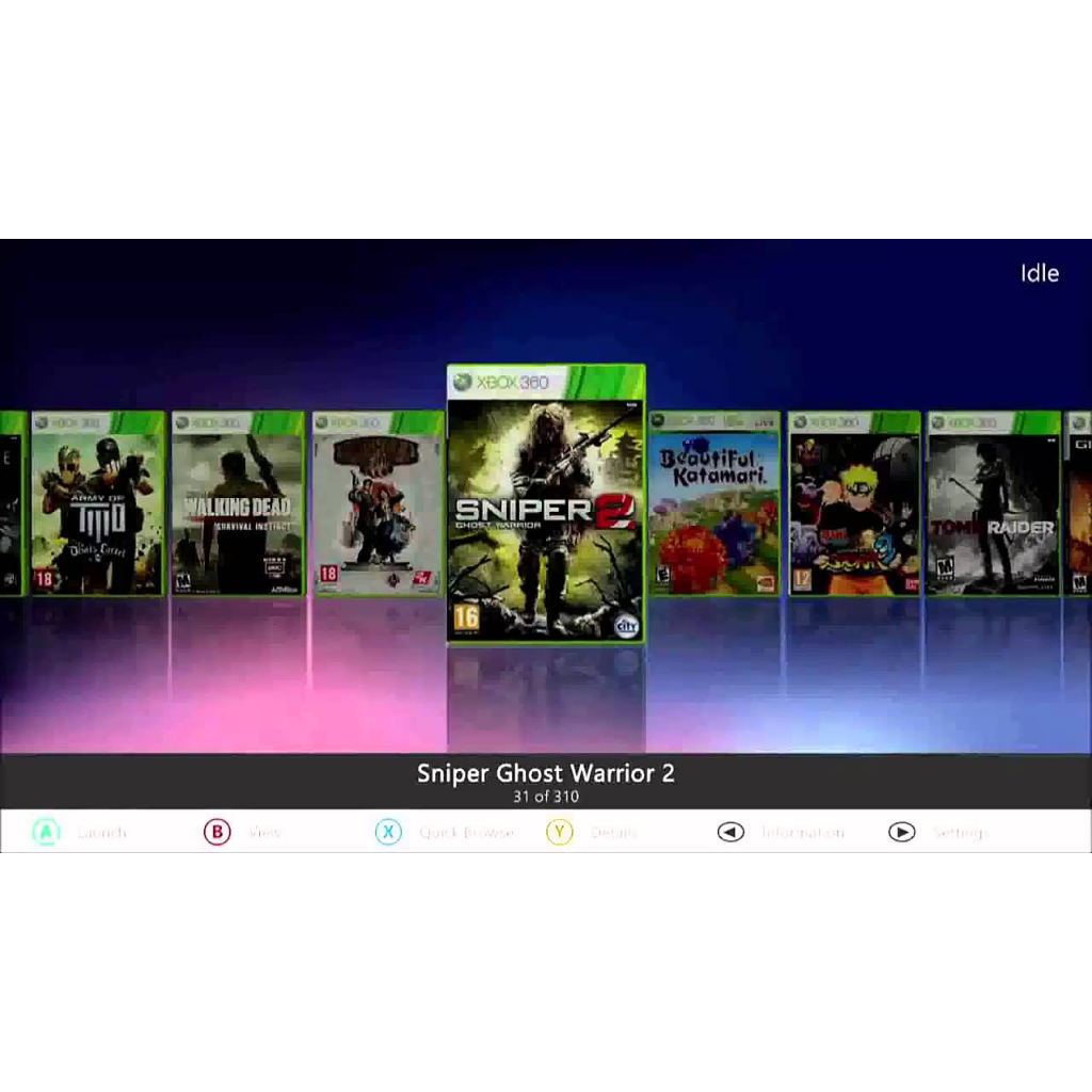 HD 320 GB C/ 35 JOGOS PERSONALIZAVEL PARA TODOS MODELOS XBOX 360