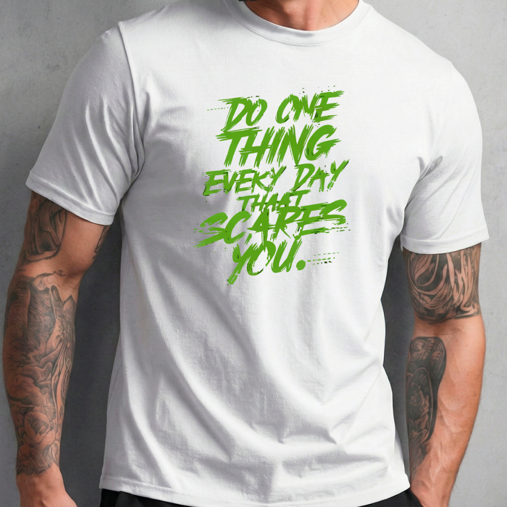 Camiseta Basica Masculina Branca Algodão Gola Redonda Manga Curta Estampa Do One Estilo Urbano Confortável Leve Macia