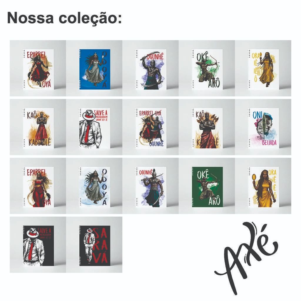 Agenda Orixás Agenda de fé Xangô e Iansã Kâo Kabecile, Eparrei Oyá, Capa Dura , 118pg, Wire-o, Verniz Localizado
