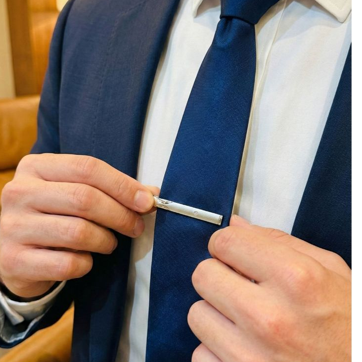 Kit até 3 Prendedor de gravata Slim e clássico - Material premium e modelos únicos e diferenciados