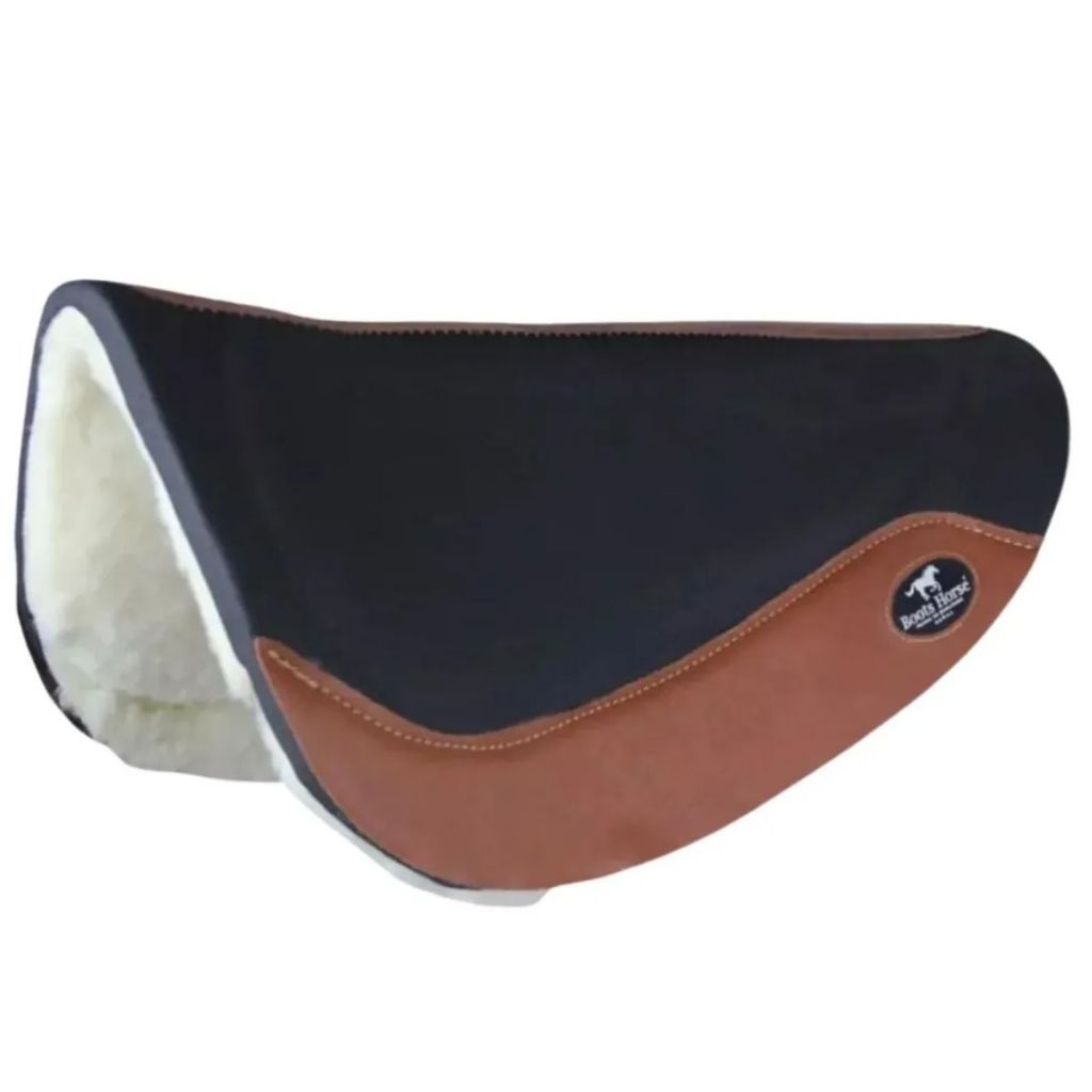 Manta Vaquejada Air Max Pad Redonda Para Cavalo Gel Ortopédica Competição Proteção Baixeiro Forro Original Boots Horse