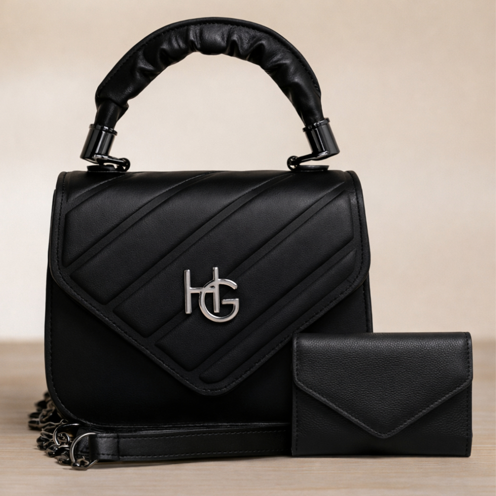 kit bolsas femininas pequena transversal de lado tiracolo + carteira em Oferta na Shopee