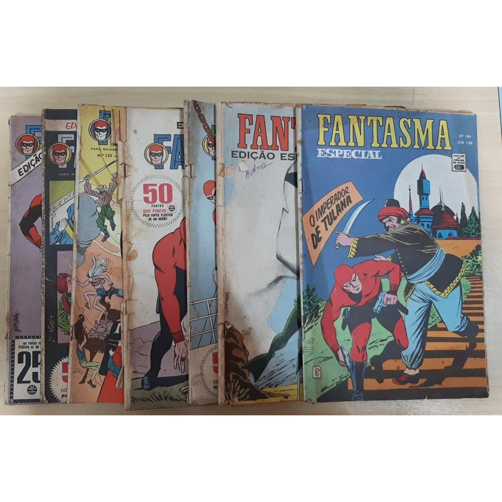 Coleção Gibi Antigo Fantasma - Edições Especiais e Edição de Colecionador / Lee Falk