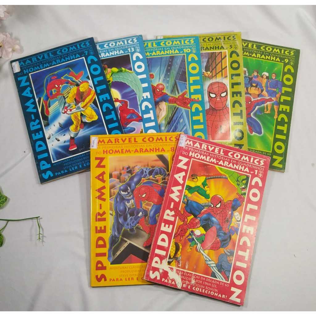 Coleção Marvel Comics As Primeiras Historias em Quadrinhos do Homem-Aranha Spider-Man Collection