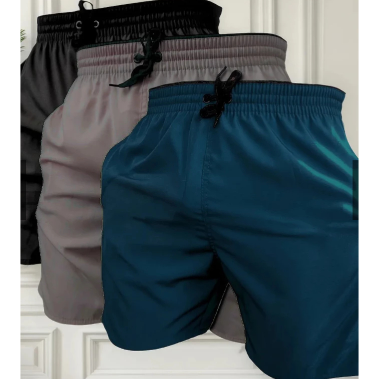 Shorts bermuda Masculino de Elastano Dry fit Bermuda de Praia Piscina e Academia