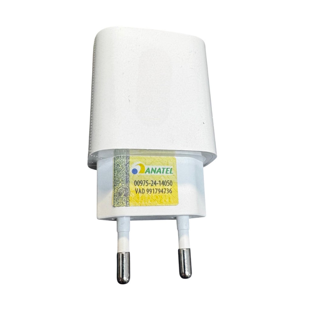 Carregador Fonte 5V Dual USB 2.1A Branco Smartphone Android iOS