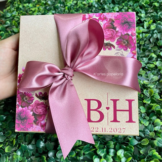 ADESIVOS para caixa de MDF convite padrinhos em Oferta na Shopee