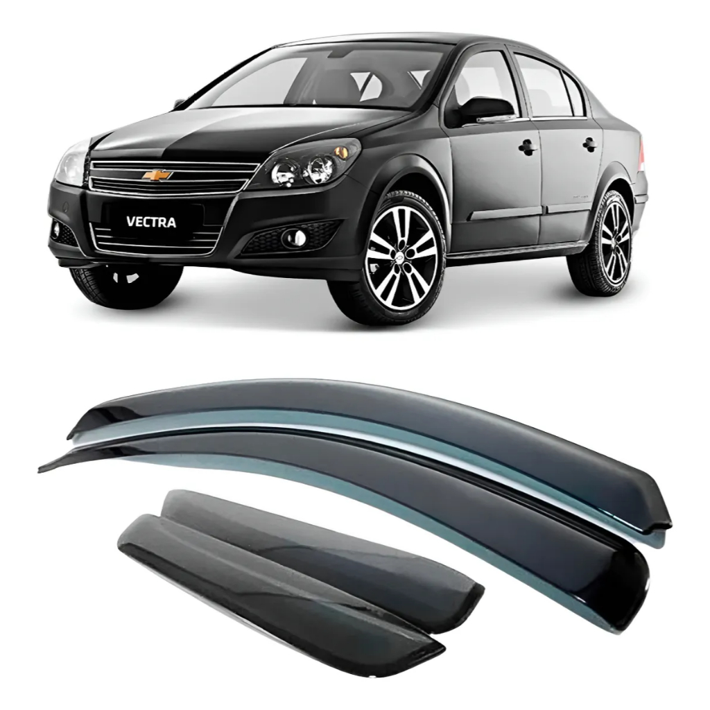 Defletor Calha de Chuva Vectra Sedan 2006 a 2011 4 Portas