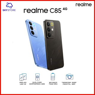 Realme C85 4G, 256GB/8GB RAM, Processador Qualcomm Snapdragon 685, Câmera 50MP, Bateria 7000mAh, Versão Global em Oferta na Shopee