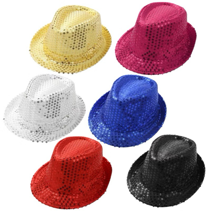 CHAPÉU TECIDO COM PAETÊ | CHAPÉU FANTASIA | LANTEJOULAS | APRESENTAÇÕES | PEÇAS | CARNAVAL | FESTA