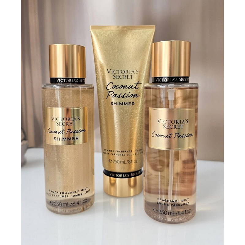 Kit Body Splah + Creme Hidratante Coconut Passion Victoria's Secret 236ml+250ml