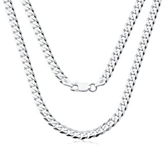CORRENTE PRATA 925 GRUMET 1x1 ITALIANA 60CM 4MM em Oferta na Shopee