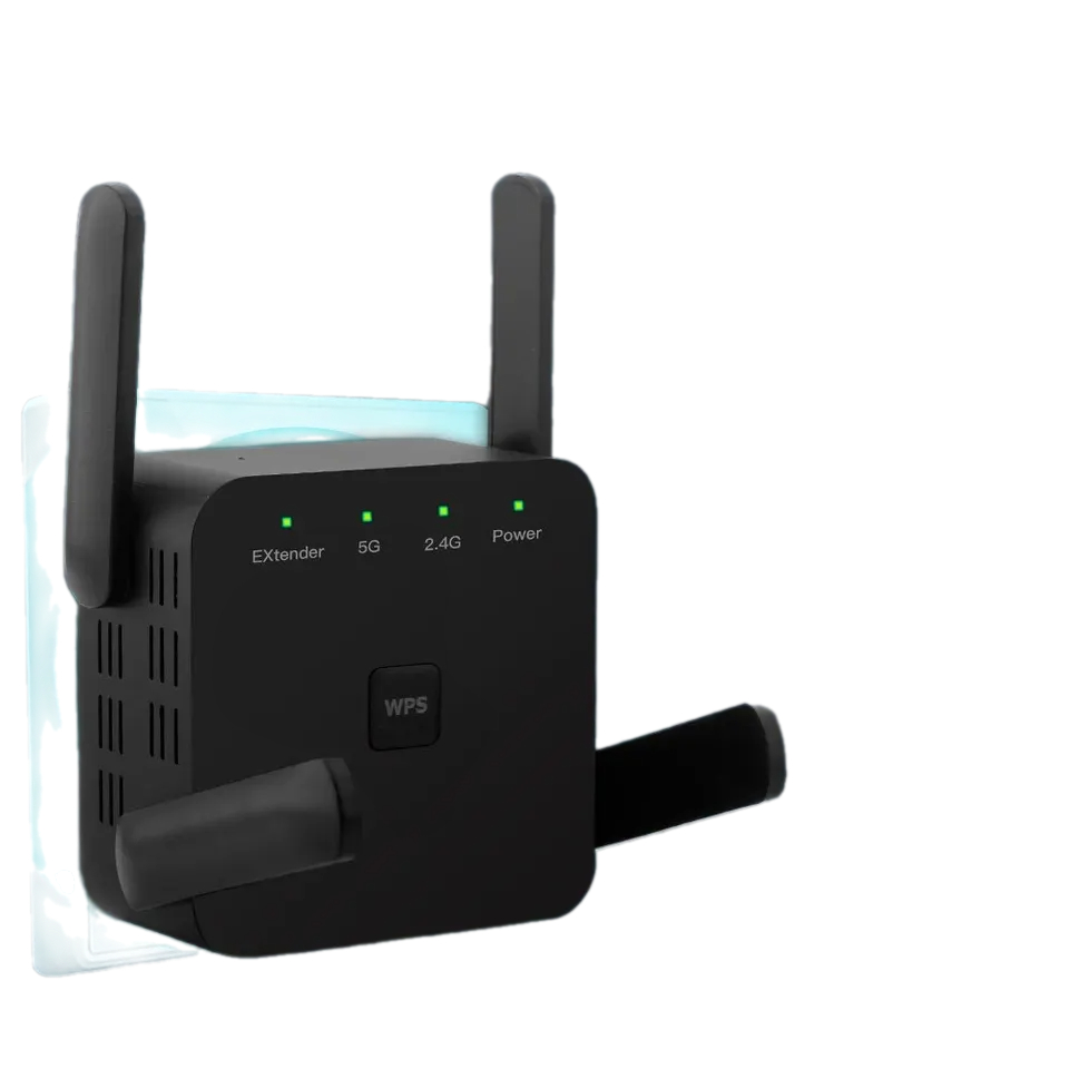 Adaptador Repetidor Wi-Fi 5 1200Mbps Banda Dupla 2.4/5GHz e Alcance Máximo