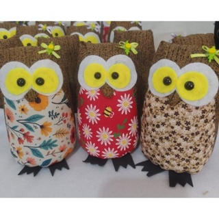 kit c/ 3 Peso de porta Coruja (p). QUEIMA DE ESTOQUE em Oferta na Shopee