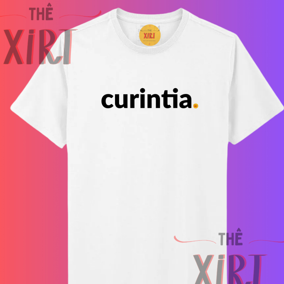 Camiseta Estampada Time Futebol Meme Divertida "Curintia" timão Corintiano Thê Xirt Algodão Premium