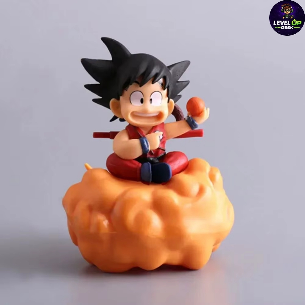 Boneco Goku Nuvem Esfera do Dragão Dragon Ball Z Action Figure Colecionável 11cm Anime REF: 0009