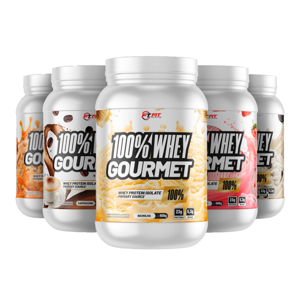Whey Protein Gourmet Concentrado e Isolado 23g Proteína
