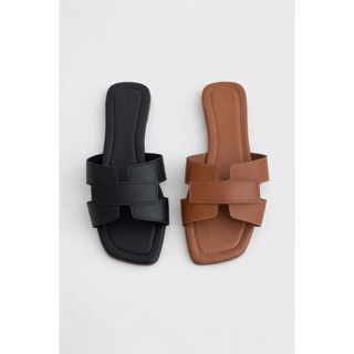 Kit 2 Pares Rasteira Feminina Enfeite Blogueira Rasteirinha Confortável Leve Sandália Moda Passeio em Oferta na Shopee