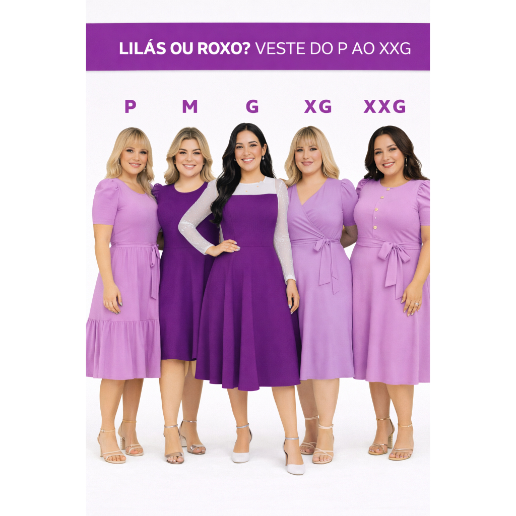 Vestido Plus Size Evangélico Manga Bufante Rodado MidI Vestido Moda Evangélica Midi Elegante  Lançamento Moda Cristã