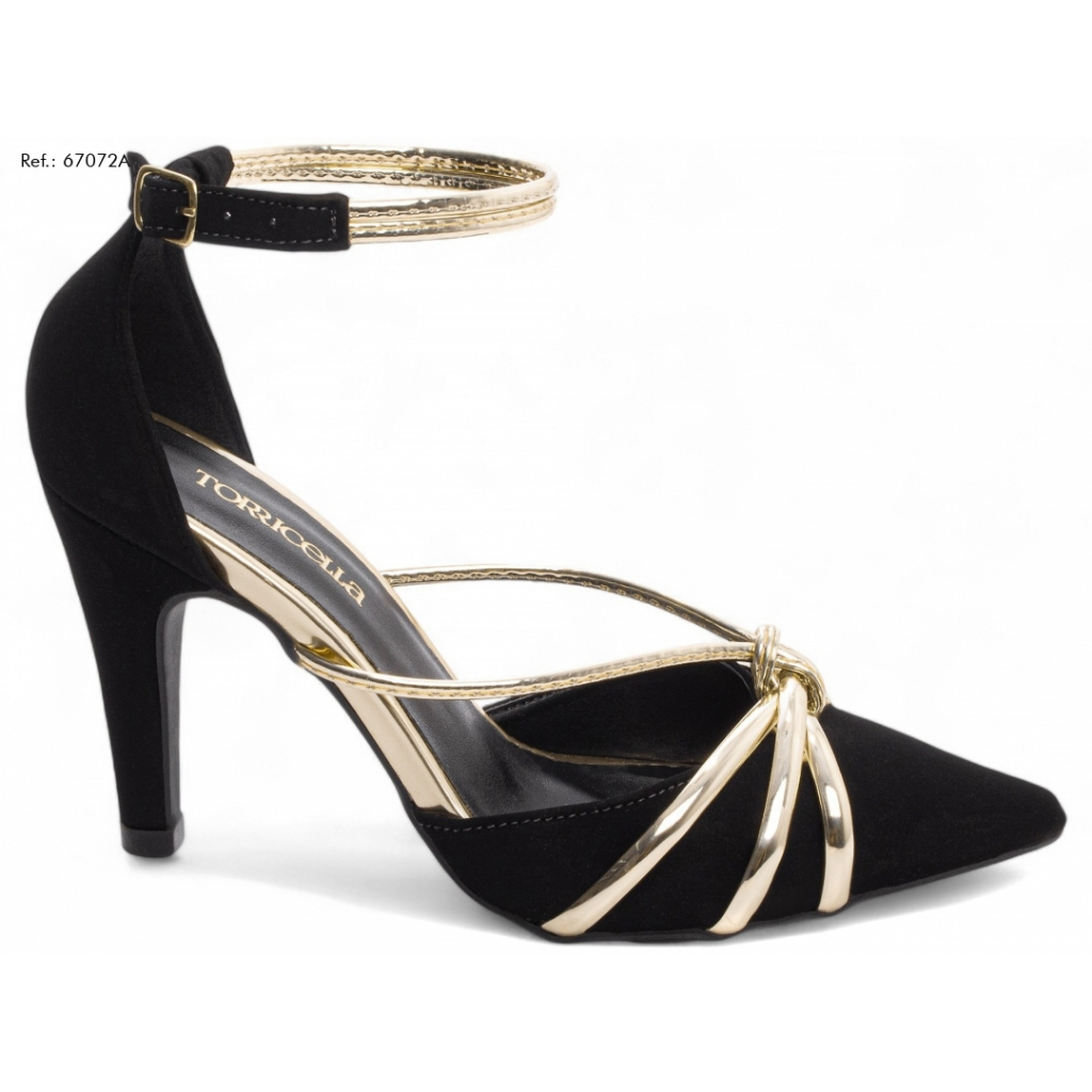 Sapato Scarpin Feminino Clássico Bico Fino com Salto Alto Elegante Confortável Ideal para Trabalho e Eventos