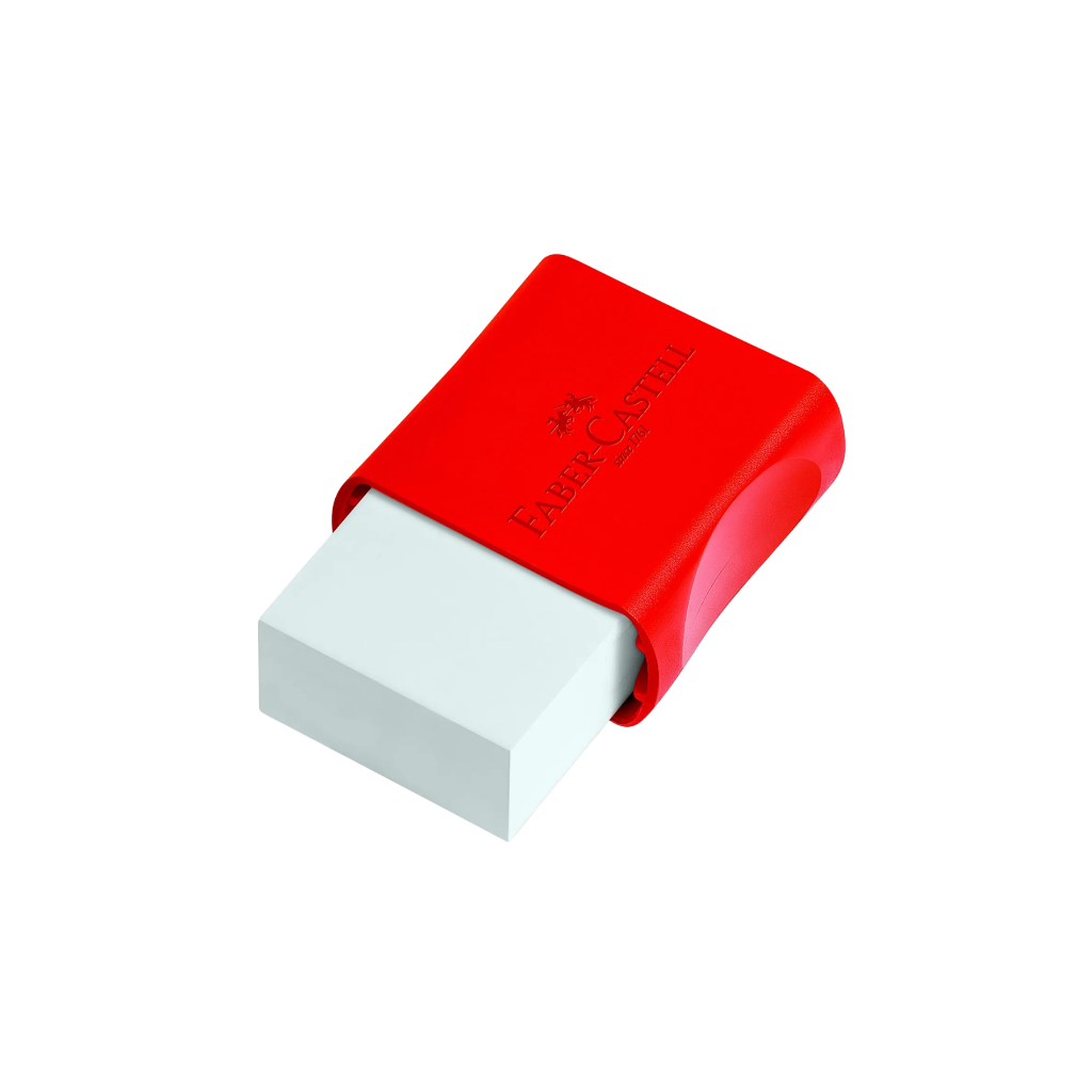 Borracha Faber Castell Para Lápis Material Escolar Apaga Bem Não Mancha Papel em Oferta na Shopee
