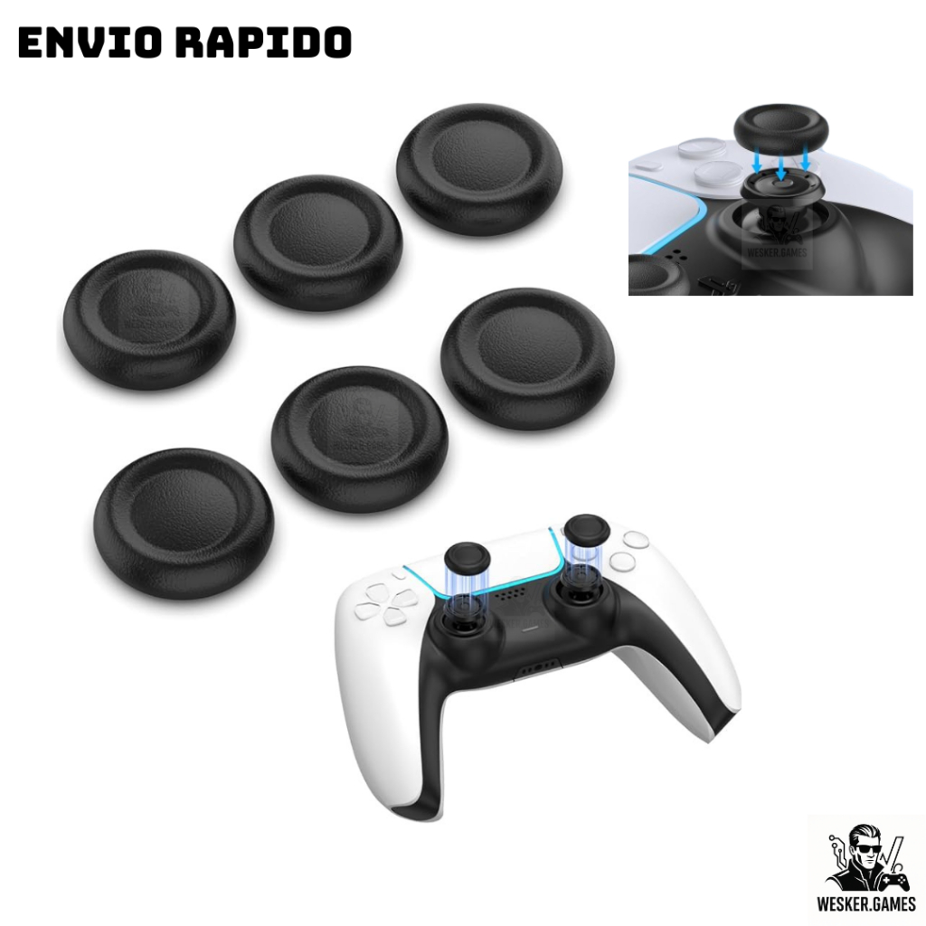 Tampa de Analógico Compatível com PS5/PS4 - Peças de Reposição para Grip do Thumbstick em Oferta na Shopee