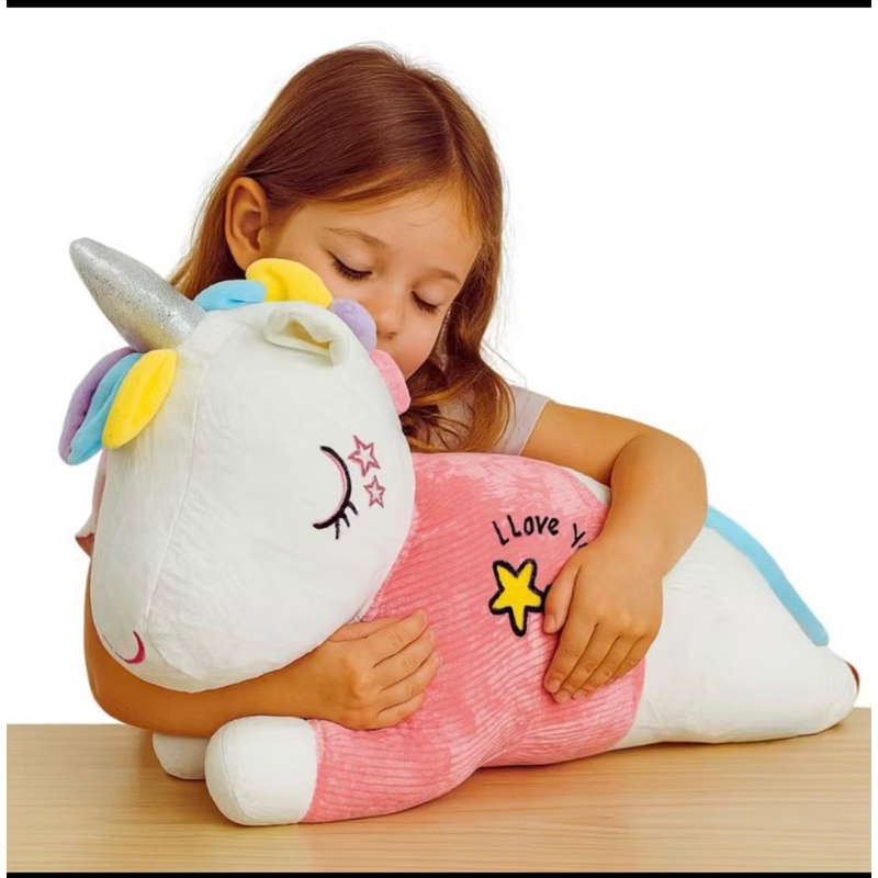 Pelúcia Unicórnio Fofinho 60cm – Antialérgico | Envio Imediato