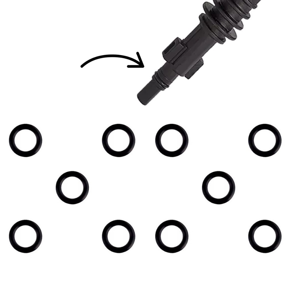 Anel Oring Borrachinha Vedação Compatível Com Lança Lavadora Black Decker Pw1400 - 10 Unidades