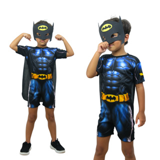 Roupa Fantasia Festa Infantil, Menino Personagem Batman em Oferta na Shopee