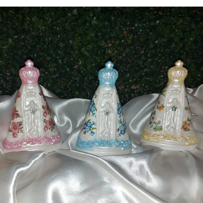 Lembrança Batizado e Casamento Nossa Senhora Aparecida Baby / Kit 03 Imagens / Decoupage / 13 cm
