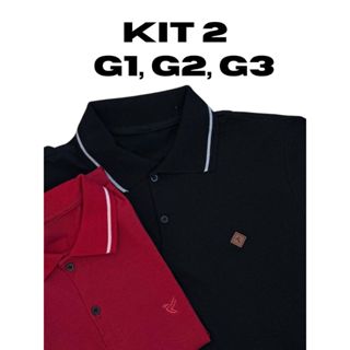 Kit 2 Camiseta Masculina Extra Grande G1 G2 G3 100% Algodão Camisa Para Homem em Oferta na Shopee
