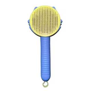 Escova Removedora Tira Pelos Dos Pets Cães E Gatos Modelo Gatinho Com Dentes Curvos Massageador em Oferta na Shopee