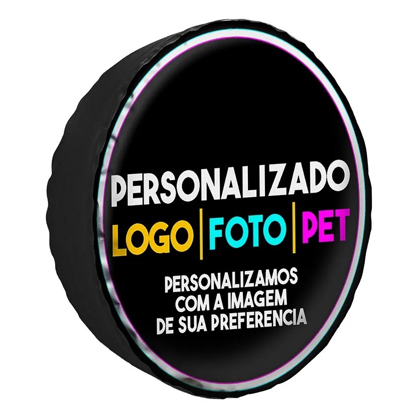 Capa Para Estepe Personalizada Com Sua Imagem Carro Aro 15 E 16 Ecosport Spin Active Idea Citroen C3 Aircross Crossfox em Oferta na Shopee