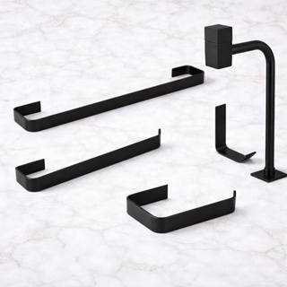 Kit completo para banheiro + torneira de cuba preto fosco em Oferta na Shopee