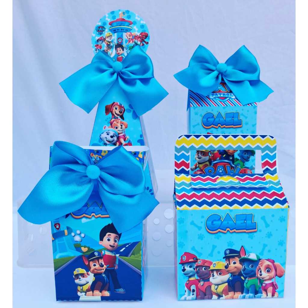 Patrulha Canina Lembrancinha de Aniversario Personalizado