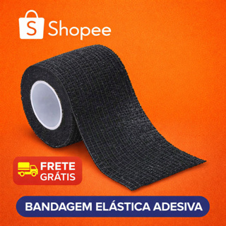 Bandagem Elástica Adesiva | Tatuagem | Esportes | Atadura |  Joelheira | muay thai | Tatuagem - 5cm x 4,5m em Oferta na Shopee