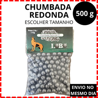Chumbada de Pesca Redonda (500g) - Escolher tamanho