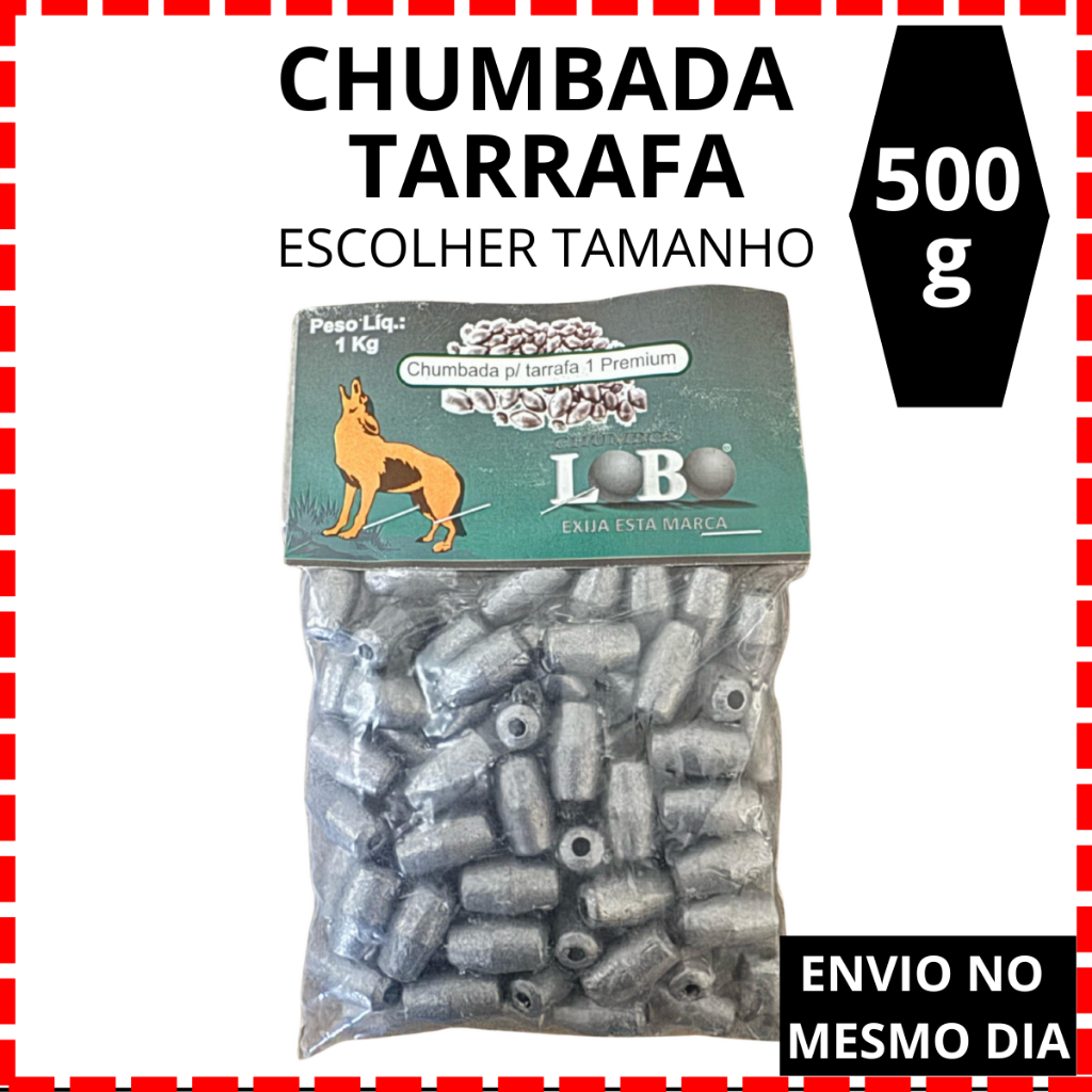Chumbada Tarrafa - Rede (500g) *Escolher tamanho