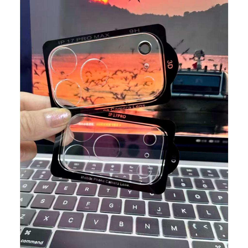 Película Transparente 3D para Lente Câmera para Todos iPhones iP17 17AIR 17PRO 17PROMAX 11 12 13 14 15 16 PRO MAX em Oferta na Shopee